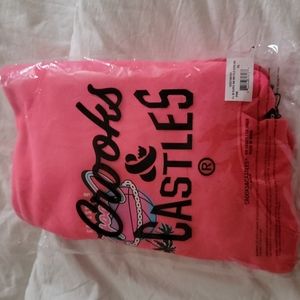 Brand New Crooks and Castles pink euro hoodie xl unisex